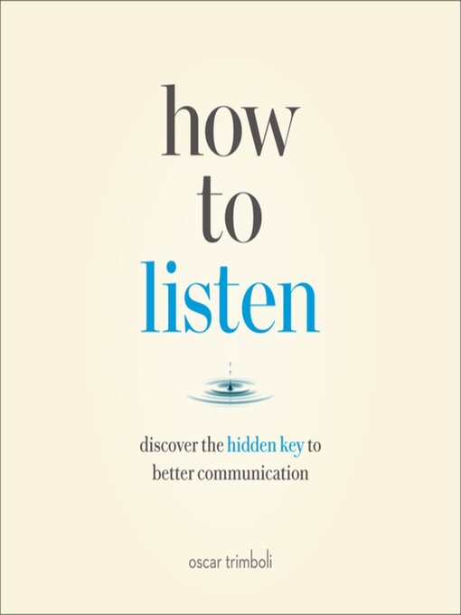 Title details for How to Listen by Oscar Trimboli - Available